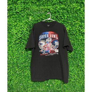 Vintage Superbowl XLII Patriots vs. Giants T-shirt - Adult Mens XL - P34